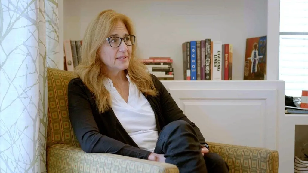 Jill Savitt, interviewed in Never Again.